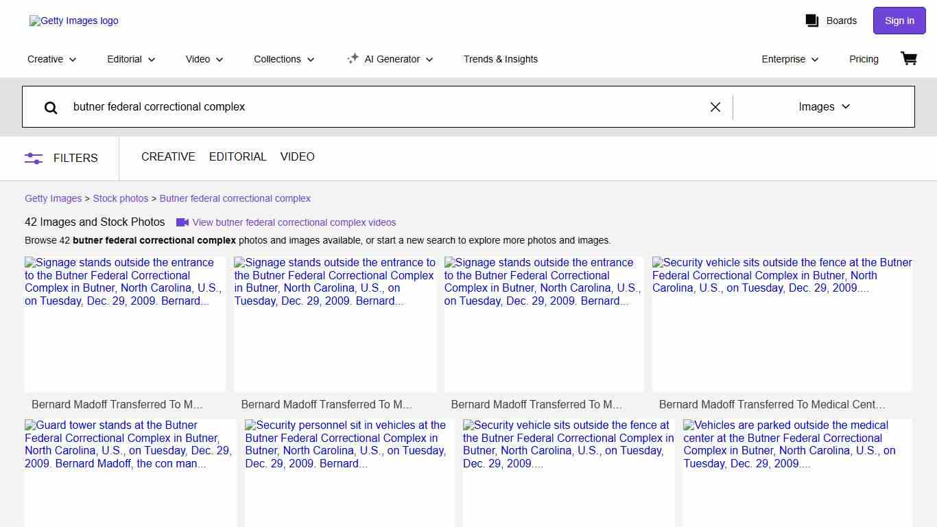 42 Butner Federal Correctional Complex Stock Photos, High-Res Pictures, and Images - Getty Images