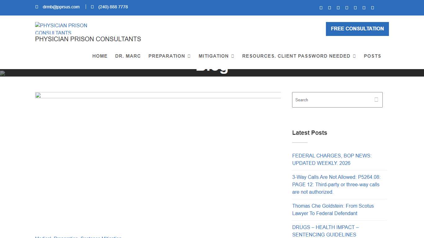 BOP SECURITY LEVEL – Where Do You Fit? - PHYSICIAN PRISON CONSULTANTS